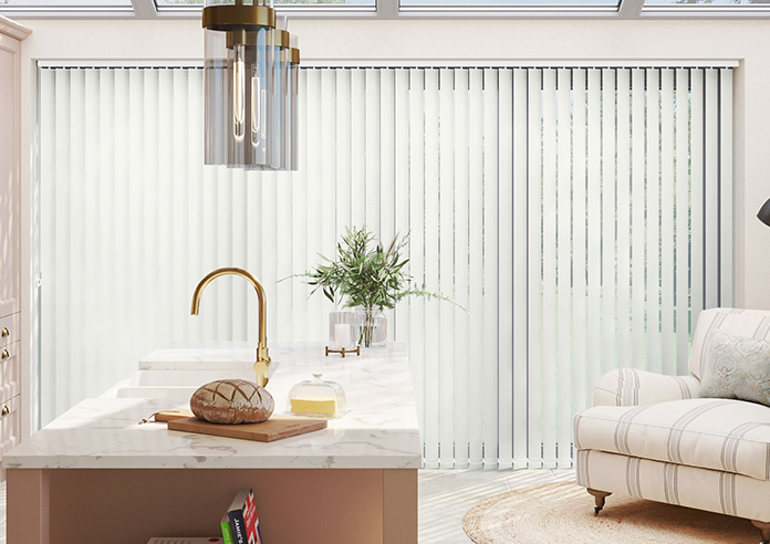 Crackle, White - Vertical Blind - Image 3